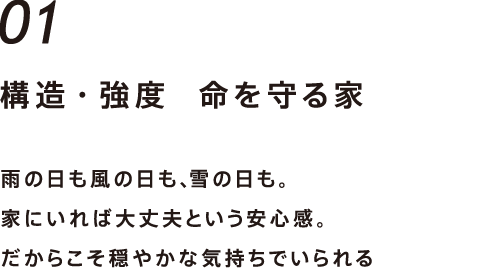 構造・強度  命を守る家